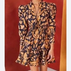 Ismaya dress in midnight Ulla Johnson